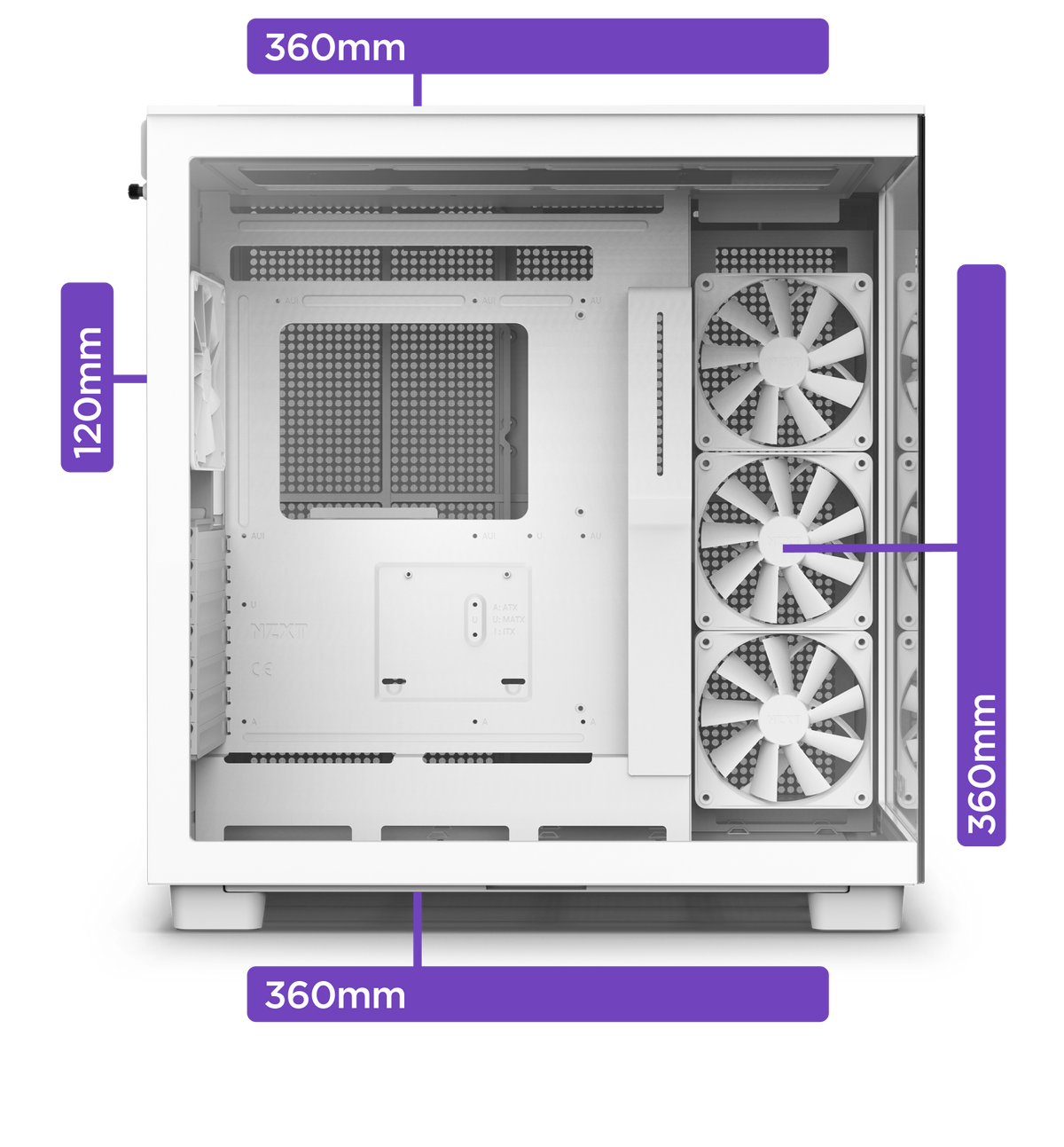 H9 Elite 2023 Dual Chamber Mid Tower Airflow Case NZXT h9-elite-2023-dual-chamber-mid-tower-airflow-case-nzxt