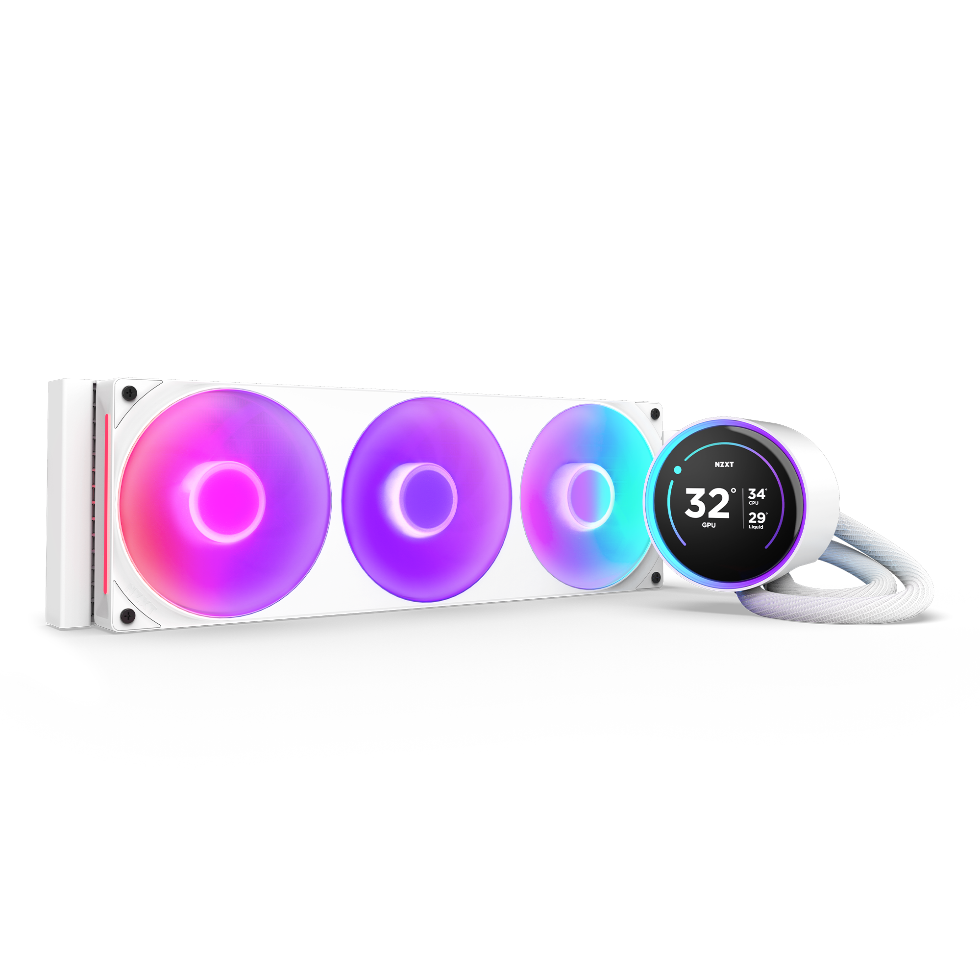新品 未開封 NZXT KRAKEN ELITE 360 RGB White NZXT | Kraken Elite 360 RGB | IPS LCDとRGB搭載 360mm AIO