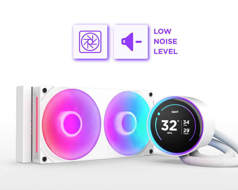 NZXT Kraken Elite RGB Black IPS LCD 240 mm Intel(1700p/1851p)-AMD