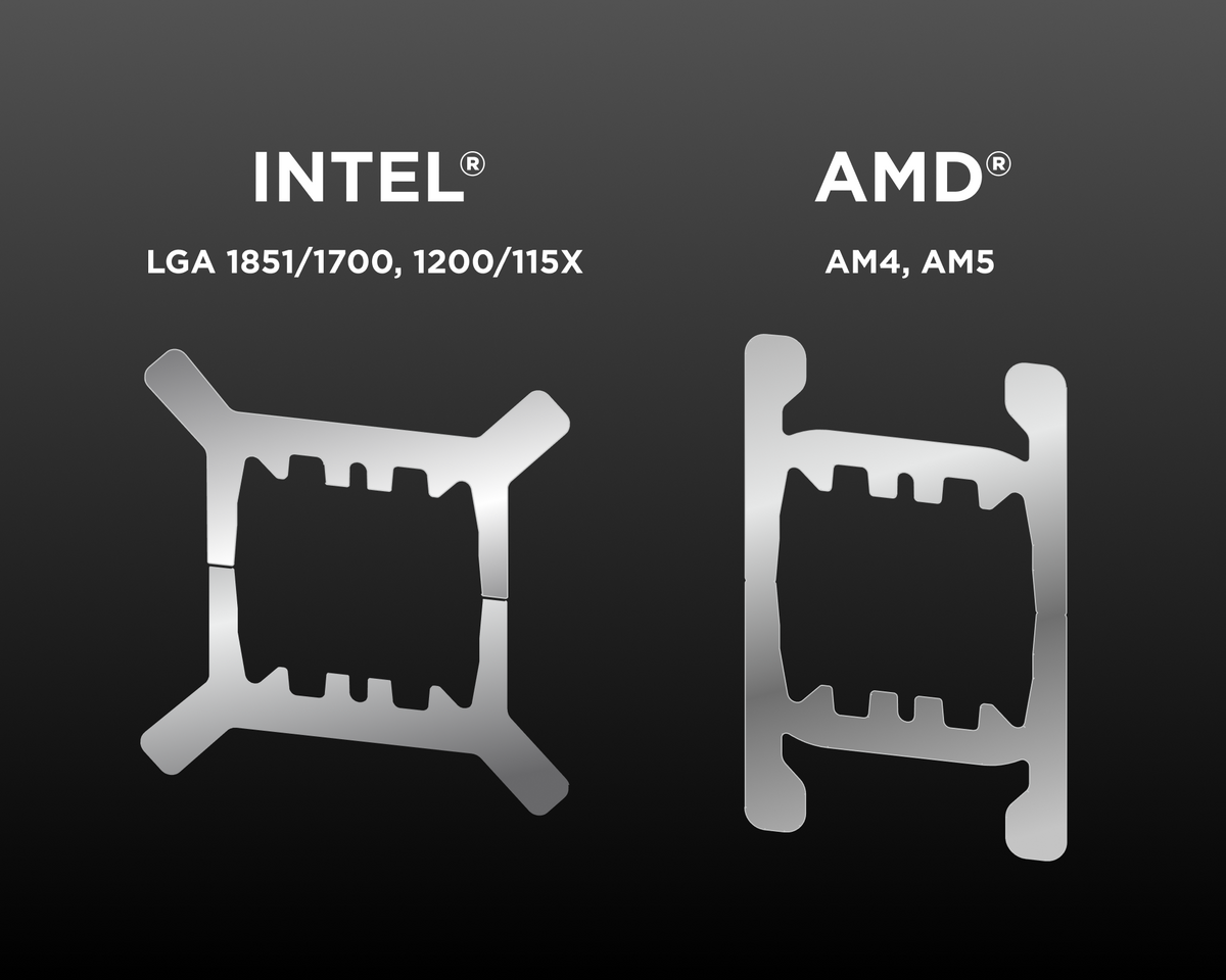 Intel ve AMD montaj braketleri